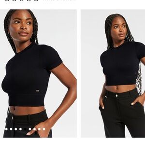 Luna Sculpt Rib Short Sleeve black size large can also fit size small and medium